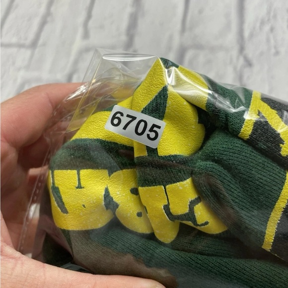 Vintage 90’s NFL Green Bay Packers Zubaz Crewneck Sweatshirt Green Men’s Sz L - Picture 8 of 8